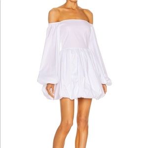 Caroline Constas Georgina Off-the-Shoulder Mini Dress, Size M, New With Tags